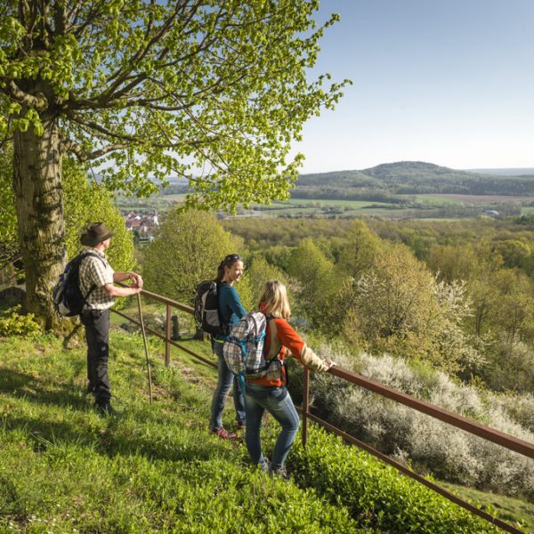 Blick vom Senftenberg bei Gunzendorf in die Fränkische Schweiz, Foto: Hub Blick vom Senftenberg bei Gunzendorf in die Fränkische Schweiz. Foto: Andreas Hub