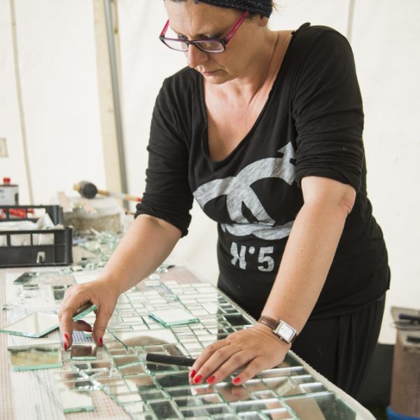 Simonetta Baldini beim Flussgesichter-Symposium 2014 in Hallstadt. Foto: Thomas Ochs