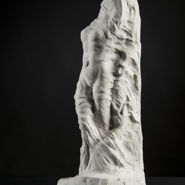 Modell der Skulptur "Emporsteigen" von Vanda Pianini. Foto: Thomas Ochs