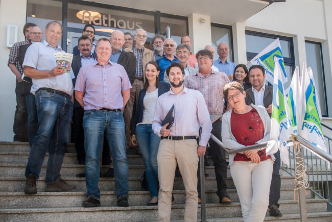 Treffen der Arbeitsgruppe RegnitzRadweg in Bubenreuth am 8. Mai 2018. Foto: Anne Schmitt Treffen der Arbeitsgruppe RegnitzRadweg in Bubenreuth am 8. Mai 2018. Foto: Anne Schmitt