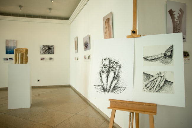 Blick auf die Entwürfe und Modelle. Foto: Thomas Ochs Blick auf die Entwürfe und Modelle. Foto: Thomas Ochs