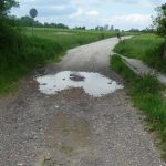 Mangelhafte Oberfläche für Radfahrer. Foto: Kärle