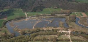 Die neuen Mainschleife bei Unterbrunn aus der Luft. Foto: Wasserwirtschaftsamt Kronach