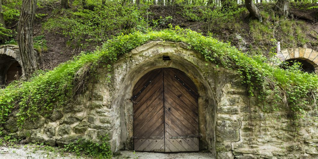 Historischer Keller in der Kellergasse Unterhaid. Foto: Andreas Hub