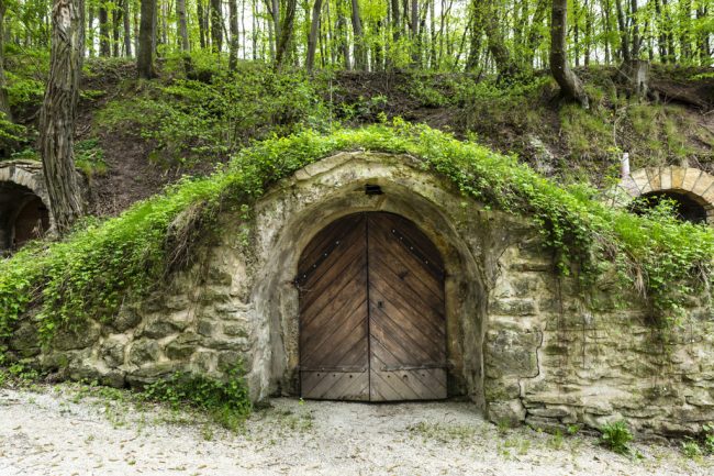 Historischer Keller in der Kellergasse Unterhaid. Foto: Andreas Hub