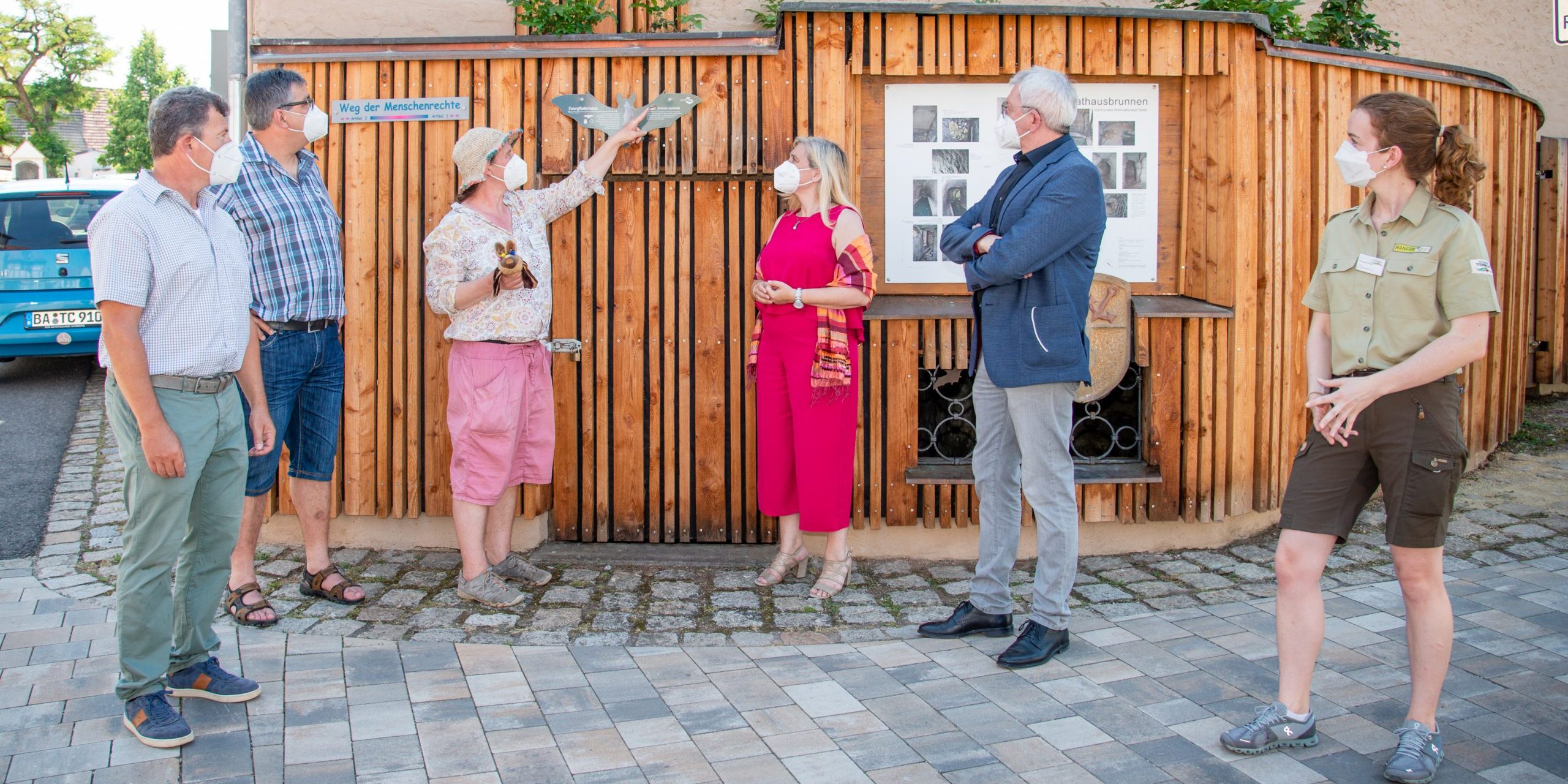 Eröffnung Fledermausweg in Viereth am 18.6.21. Foto: Thomas Ochs