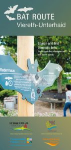 Titel flyer Bat Route in English language. Source: Flussparadies Franken