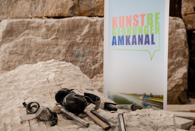 Kunstbegegnungen am Kanal Start 2021. Foto: Flussparadies Franken Kunstbegegnungen am Kanal Start 2021. Foto: Flussparadies Franken