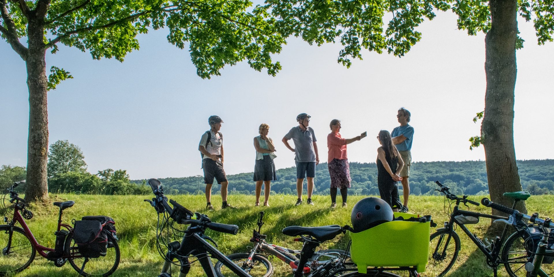 Stadtradeln, Fahrradtour Kunstbegegnungen am Kanal 2022, Foto: Markus Hammrich