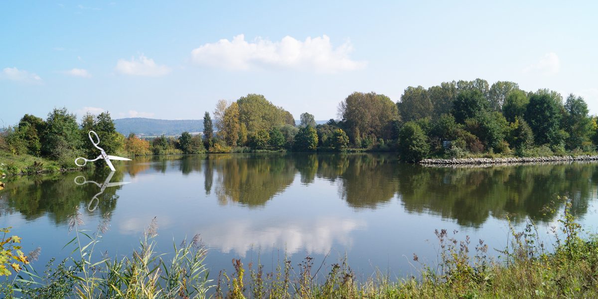 Fotomontage "Scissors" von Bob_Budd für den Ölhafen Eggolsheim. Fotomontage: Bob Budd