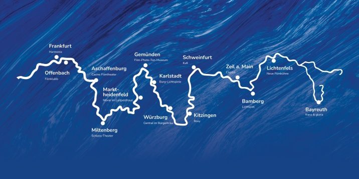 Übersichtskarte Main FlussFilmFest Quelle: Netzwerk Main/ Schilhan Werbung Übersichtskarte Main FlussFilmFest Quelle: Netzwerk Main/ Schilhan Werbung