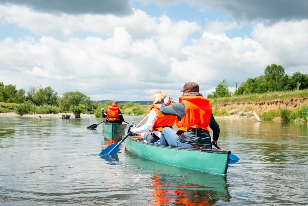 Kanutour auf dem naturnahen Obermain. Foto: Thomas Ochs