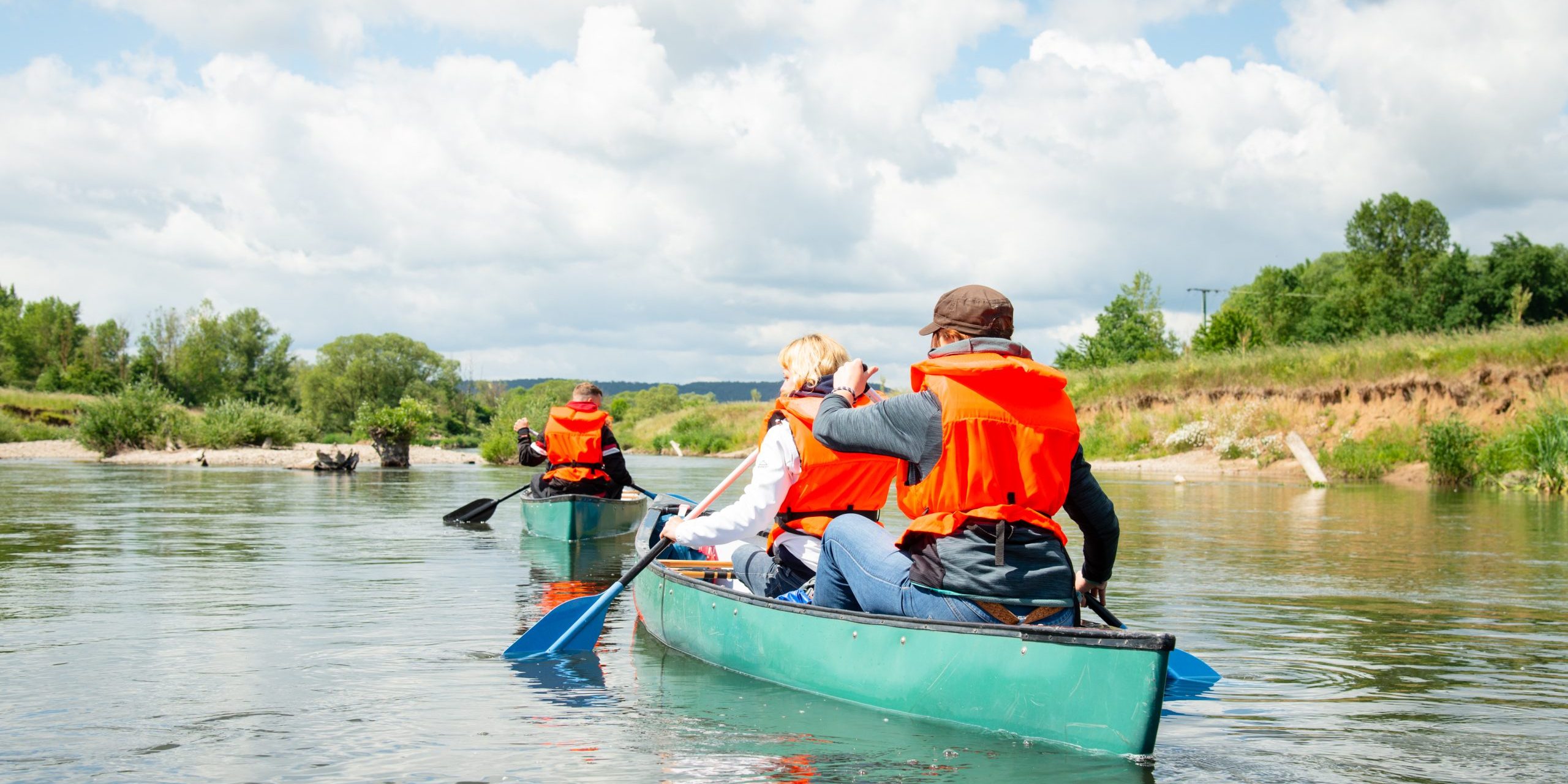 Kanutour auf dem naturnahen Obermain. Foto: Thomas Ochs Kanutour auf dem naturnahen Obermain. Foto: Thomas Ochs
