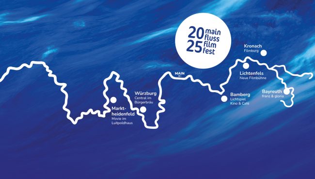 Main FlussFilmFest 2025 Übersichtskarte. Bild: Flussparadies Franken e. V.