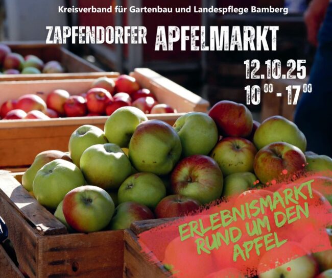 Apfelmarkt_2025, Quelle: Kreisverband für Gartenbau und Landespflege Bamberg